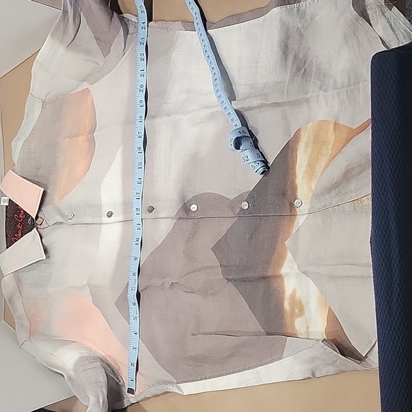 Robert Graham Limited Edition 'Sahara Desert' Men's Linen Shirt, Size XL. EUC! - Picture 16 of 16